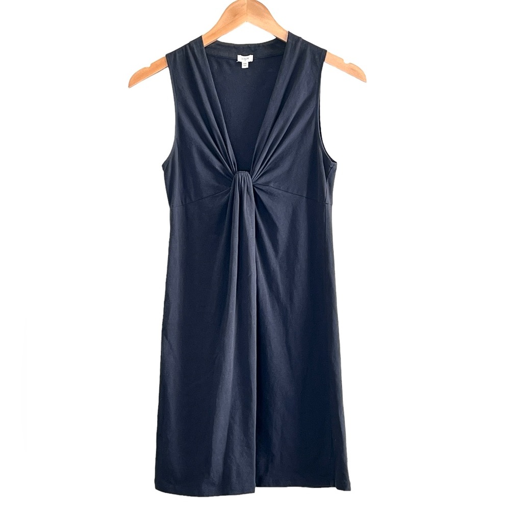 J. Crew | Cotton sleeveless knotted v-neck minimalist sundress size extr…